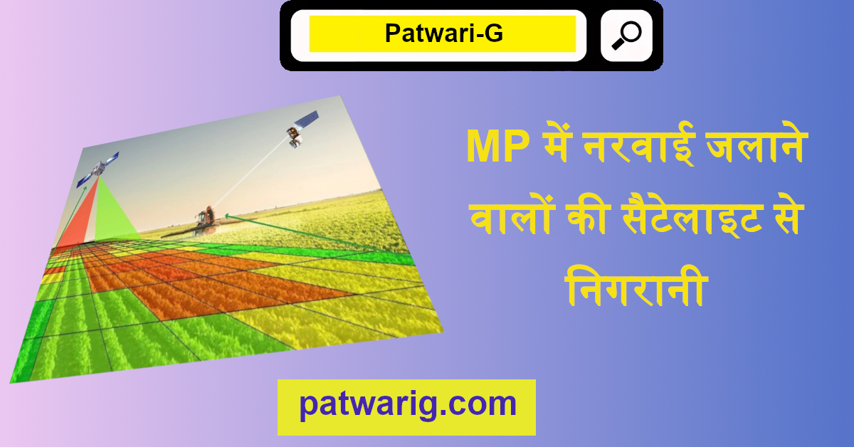 MP में नरवाई जलाने वालों की सैटेलाइट से निगरानी